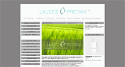 Desktop Screenshot of lausitz-propan.de